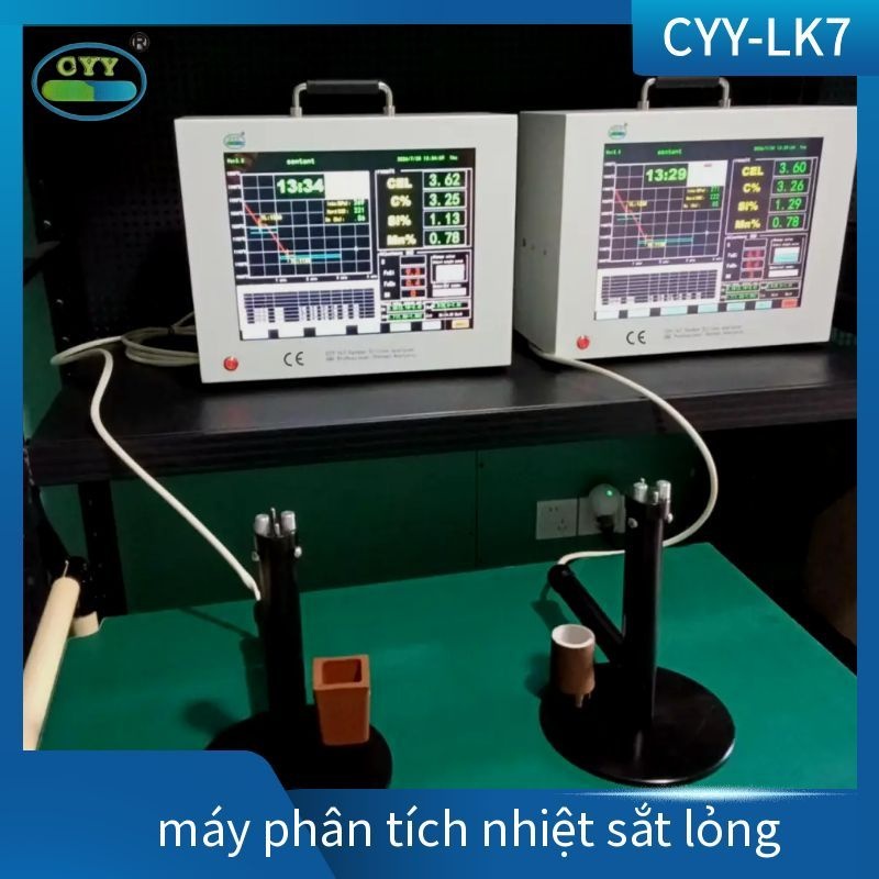 Hệ Thống Phân Tích Nhiệt Gang Lỏng CYY-LK7 | Máy Phân Tích Nhiệt Sắt Lỏng Cho Xưởng Đúc 