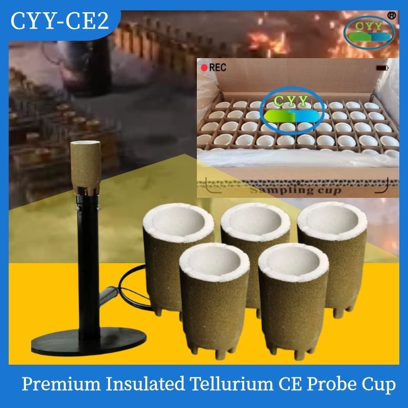 Carbon Silicon Analyzer Probe Cups for Molten Iron – CYY-CE2 Series Tellurium Carbon Cups