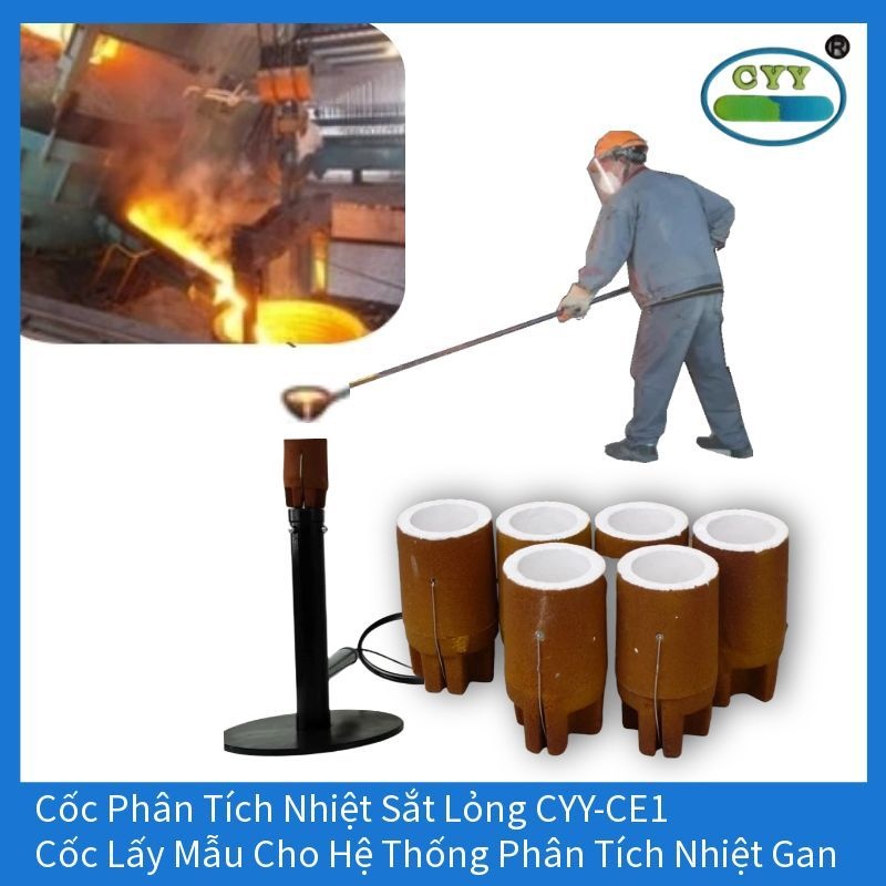 CYY-CE1 | Cốc Lấy Mẫu Cho Hệ Thống Phân Tích Nhiệt Gang