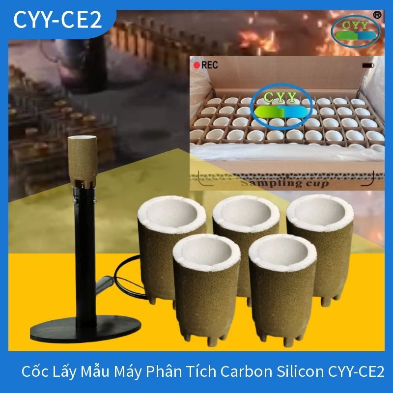 Cốc Lấy Mẫu Máy Phân Tích Carbon Silicon CYY-CE2