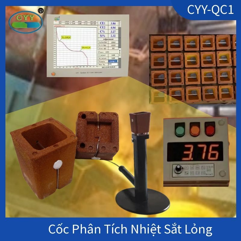 Cốc Phân Tích Nhiệt Sắt Lỏng CYY-QC1 |  Cup Cho Hệ Thống Phân Tích Nhiệt Gang