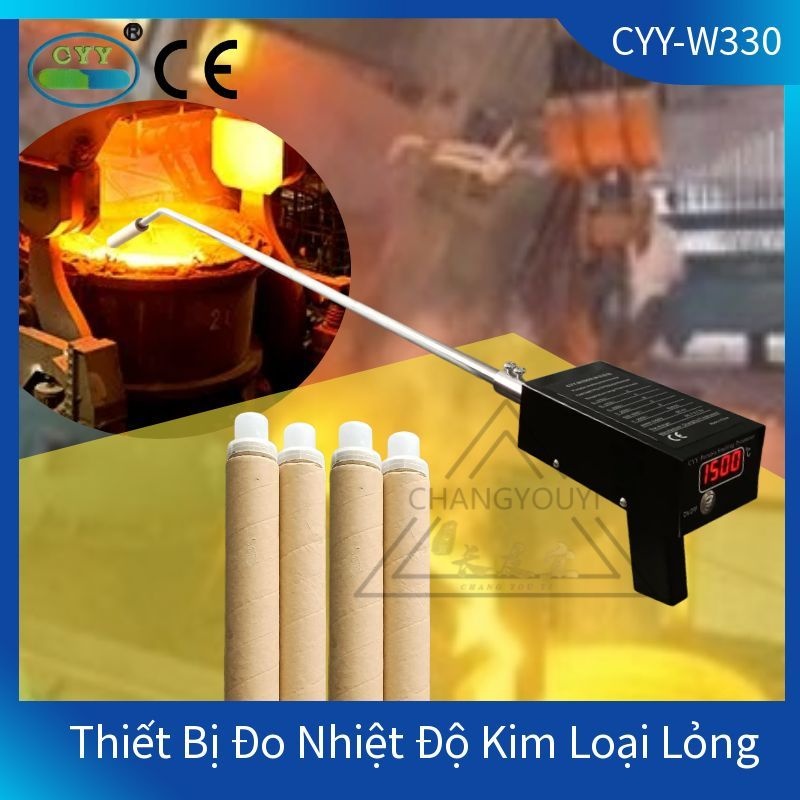 CYY-W330 Máy Đo Nhiệt Độ Gang Thép Nóng Chảy Trước Lò | Đo 0–2007°C