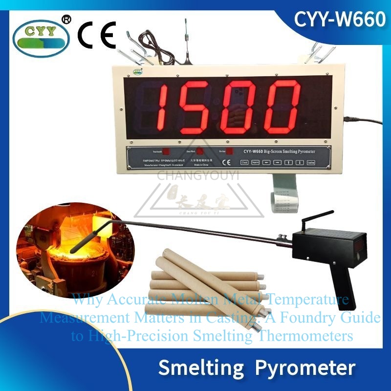 Why Accurate Molten Metal Temperature Measurement Matters in Casting: A Foundry Guide to High-Precision Smelting Thermometers