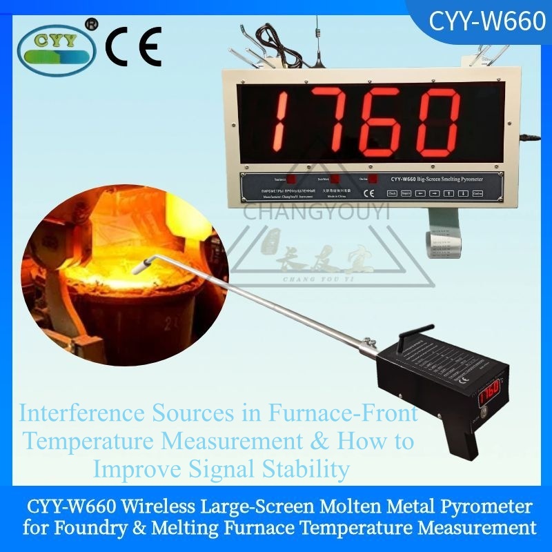 Interference Sources in Furnace-Front Temperature Measurement & How to Improve Signal Stability